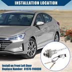 Front Left Door Lock Cylinder w/ Key for Hyundai Elantra (2017–2020) 81970-F0000
