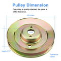 Deck Spindle Pulley for John Deere Z425 Z435 Z445 (2006–2015) M163464
