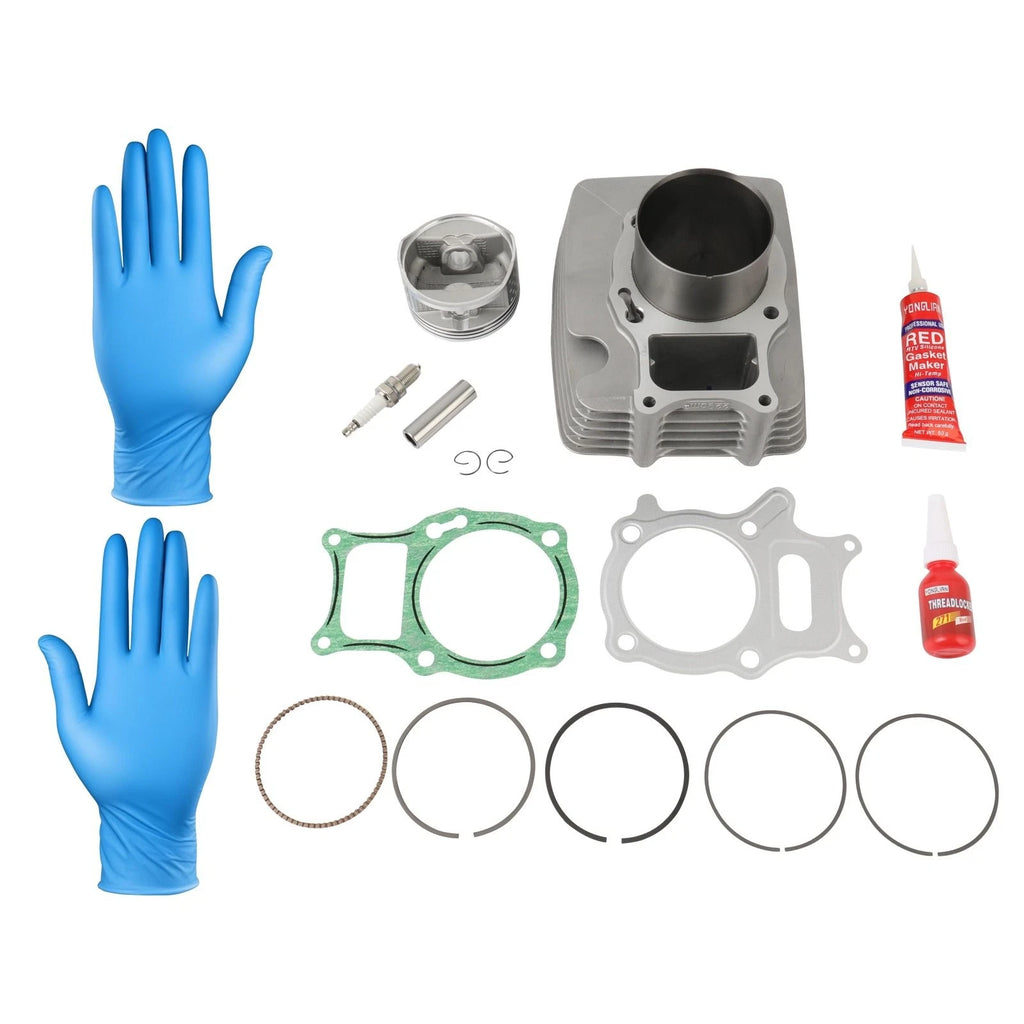 74mm Big Bore Cylinder Piston Top End Kit for Honda TRX250EX 250X Recon 250 (2001–2009)