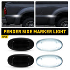 2X Smoke LED Side Marker Lights for Ford Super Duty (2011–2022)