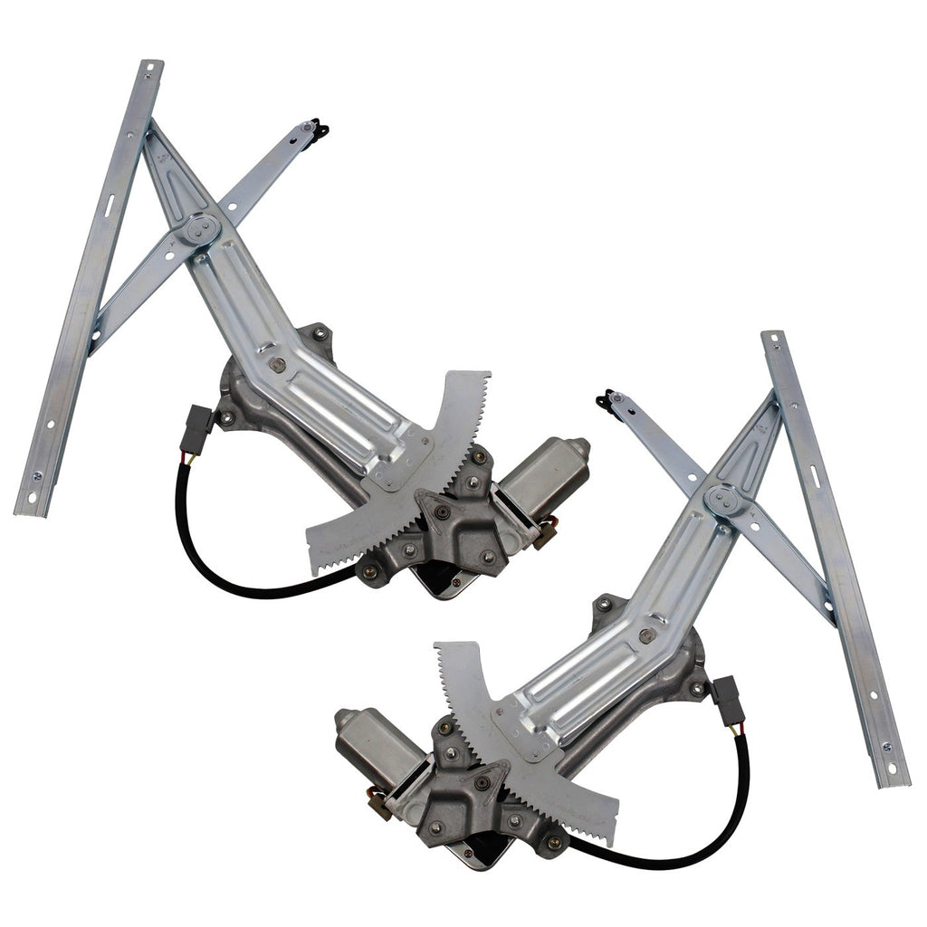 Window Regulator Set for Ford Mustang (1994–2004) Front Driver & Passenger