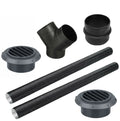 Diesel Heater Ducting Connector Kit 75mm with 3 Vent Outlets for RV Camper Boat