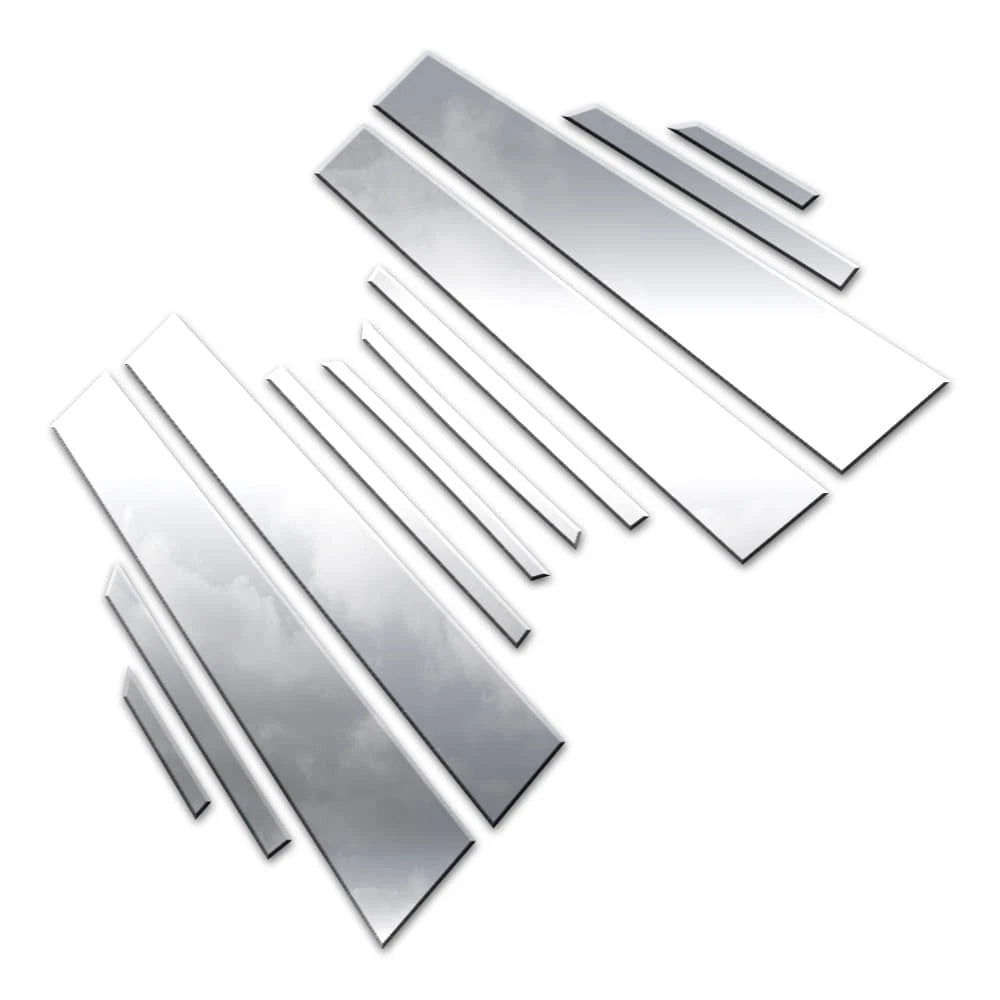 Diamond Grade 12pc Stainless Steel Pillar Post Covers for 2016-2022 Toyota Prius