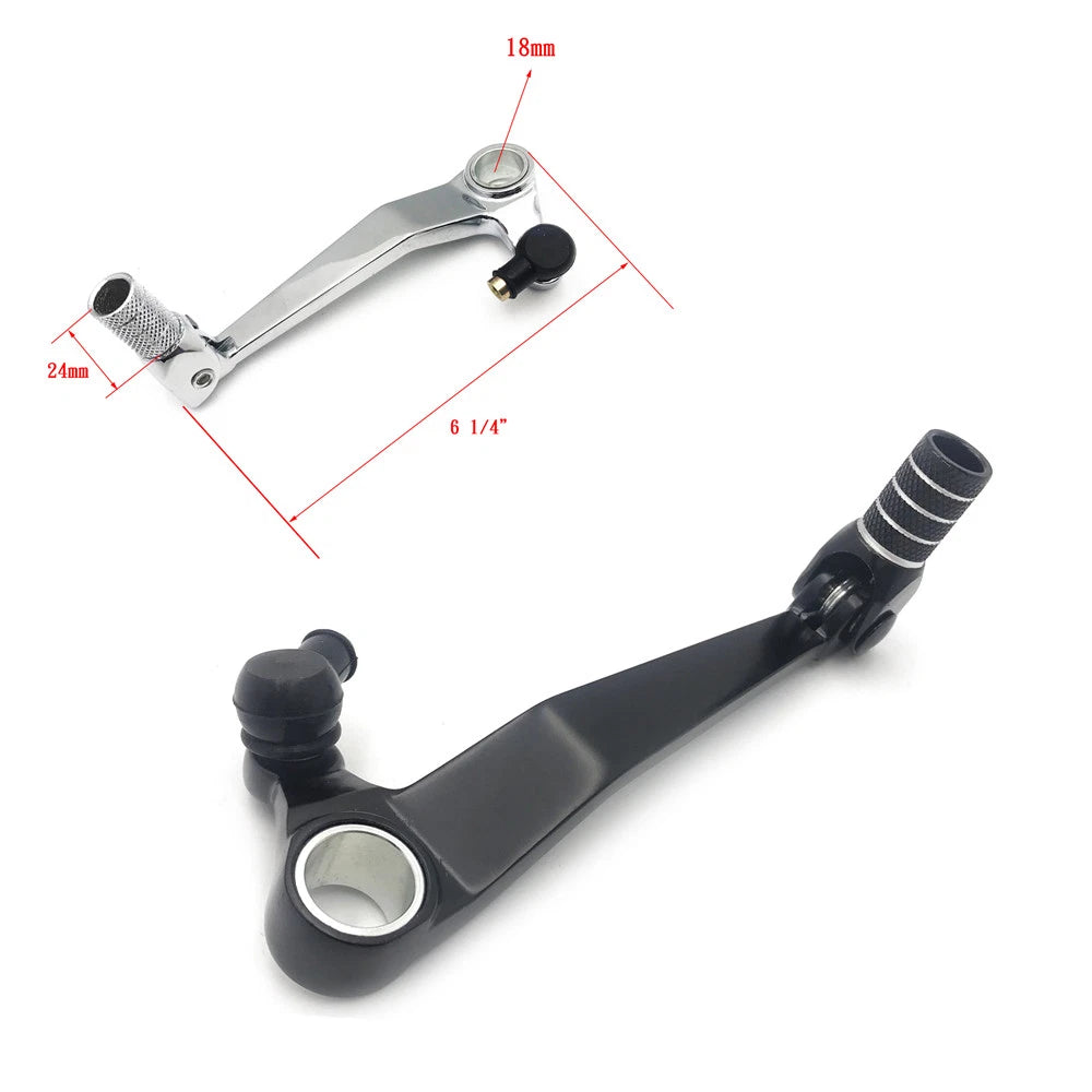 Black Foldable Gear Shift Levers for Suzuki Katana GSX 600/750 (1992–1995)