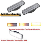 Dynamic Amber & White LED Signal Lights for Ford Bronco F150 F250 F350