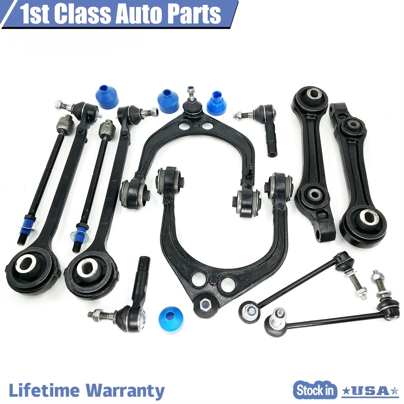 12Pc Front Suspension Kit for Chrysler 300 Dodge Charger Challenger (2005–2010)