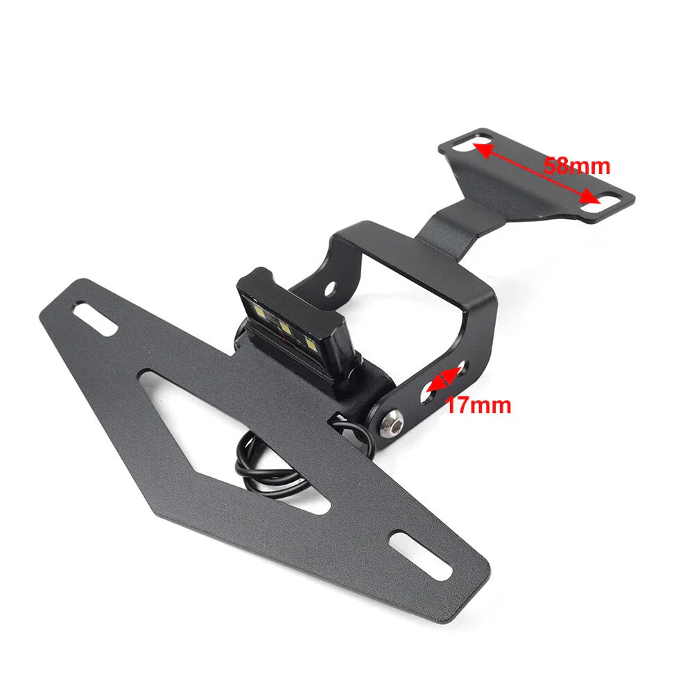 Rear License Plate Holder Tail Tidy for Trident 660 (2021-2024)