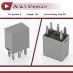 5 Pins Multi-Purpose Relay for Buick (1994–2013) No. 19116058 12V 20A/30A