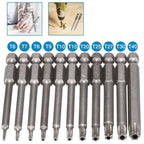 Screwdriver Bit Set of 4 Magnetic Alloy Steel Hand Tools