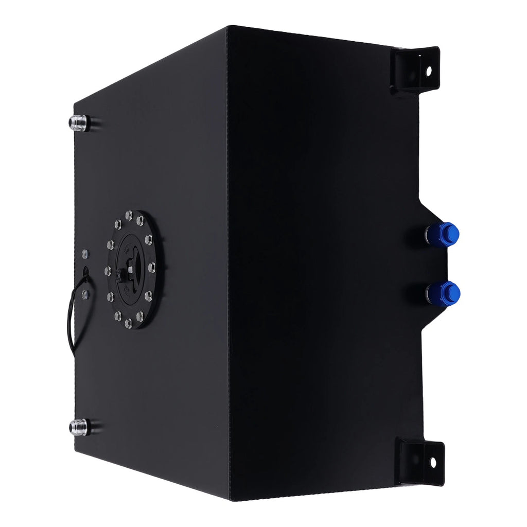 15 Gallon Fuel Cell Tank Kit for Racing Vehicle (Aluminum Cap, Steel Line)