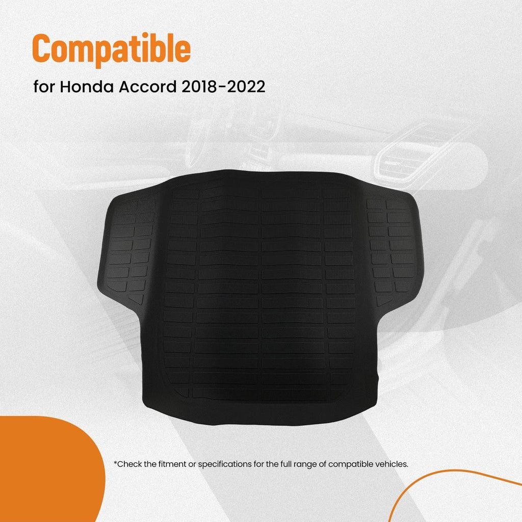 All-Weather Cargo Floor Mat for Honda Accord (2018–2022) TPE Black Liner