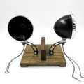 Headlight Stand Kit for Black Dietz Buckets with Custom Steel Frame (Pair)