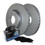 Front Brake Kit 325mm Rotors Akebono Ceramic Pads for Buick Chevy GMC Isuzu Saab (2000–2023)