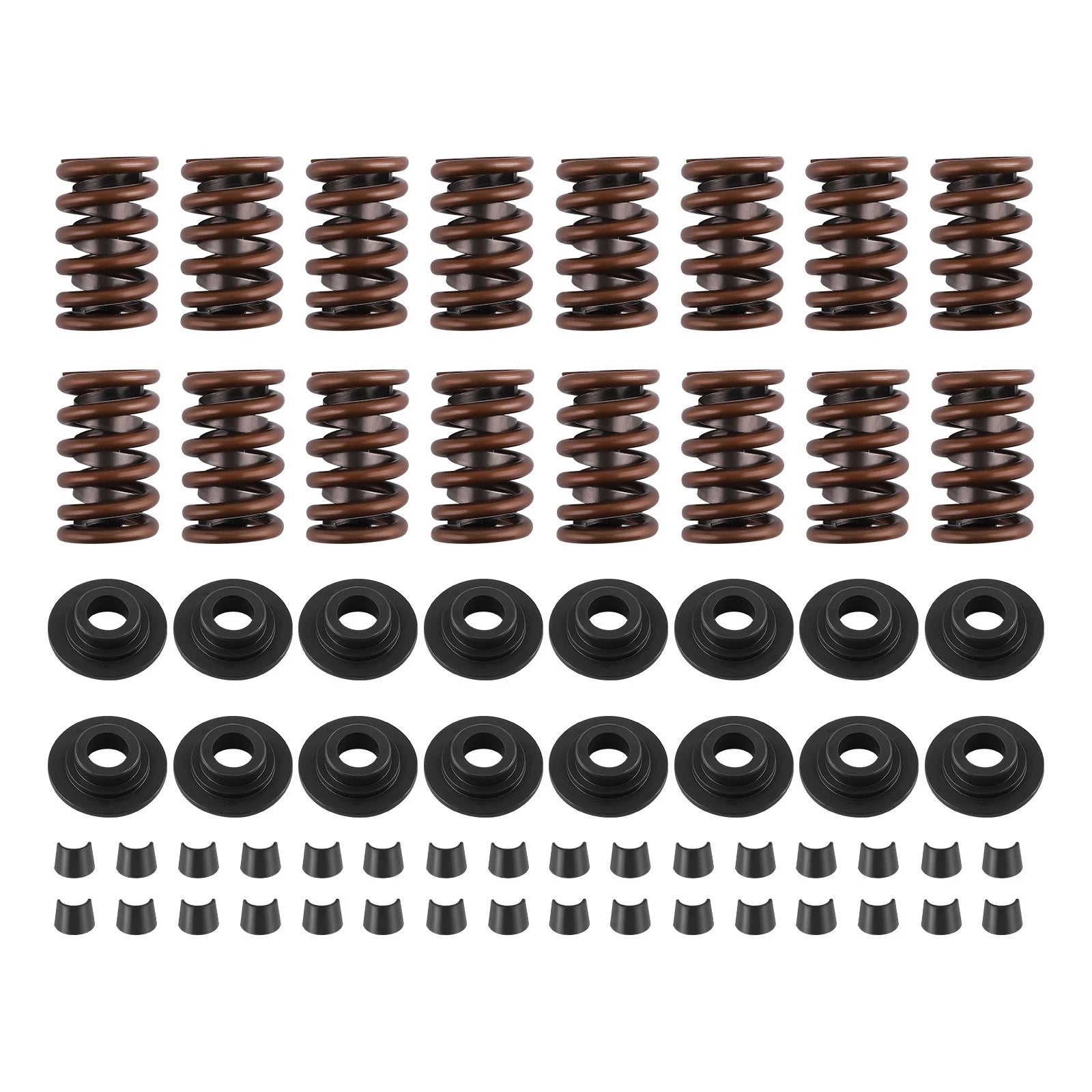 Valve Springs Set with Steel Retainers for Chevrolet Small Block 350/400 (1969–1986)