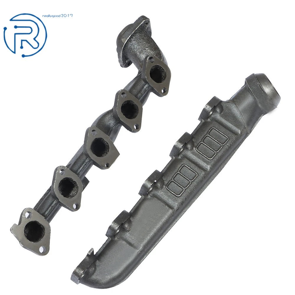 Left & Right Exhaust Manifold for Ford F250/F350/F450/F550/E350/E450 (2000–2013)