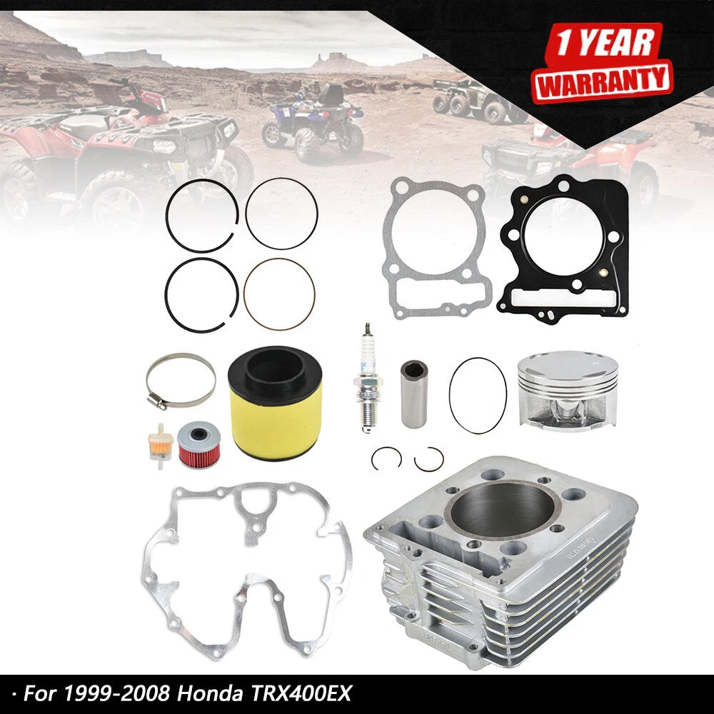 Top End Kit with Piston Rings for Honda TRX400EX (1999â2008)