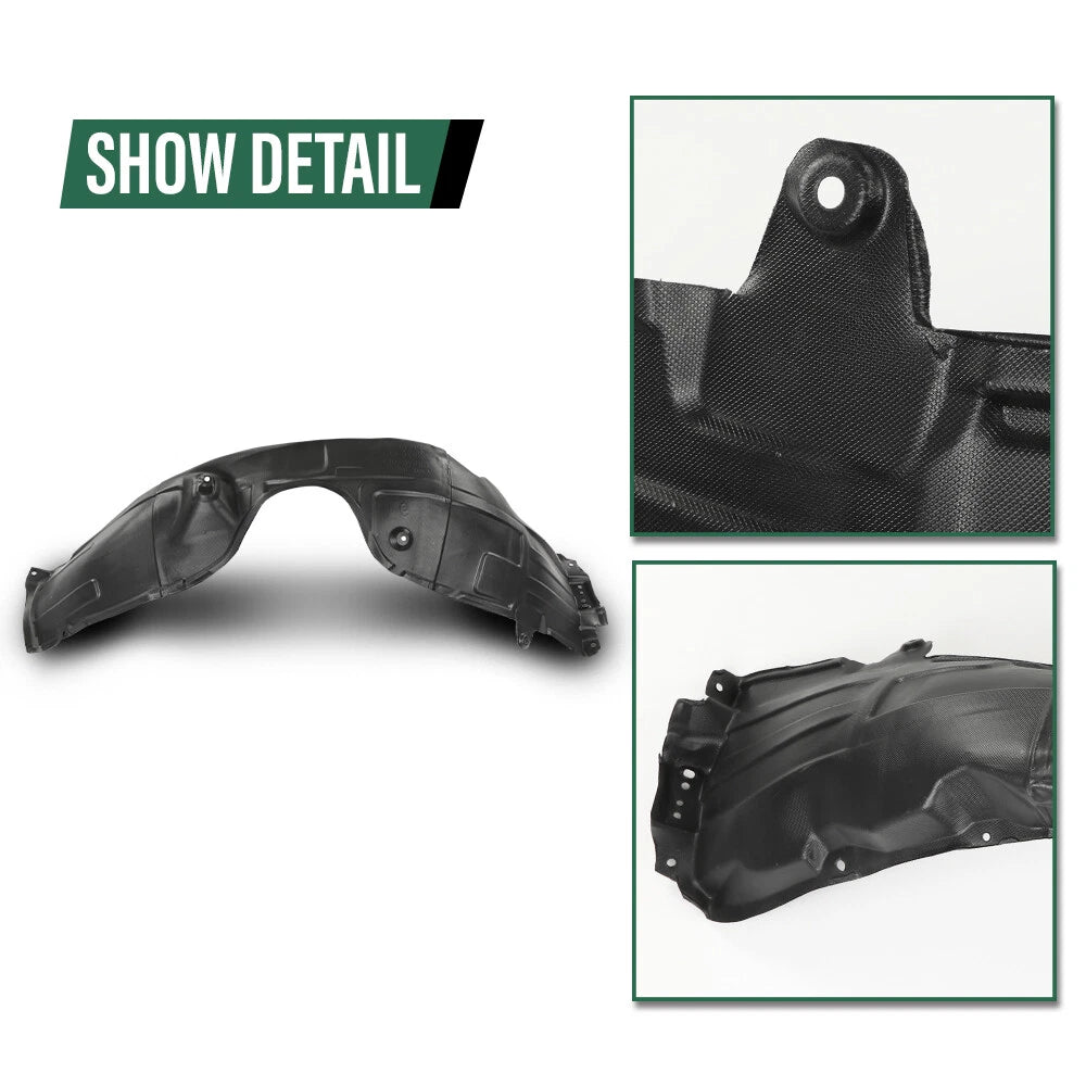 Set of 2 Front Fender Liner Splash Shields for Toyota Camry (2012–2014)