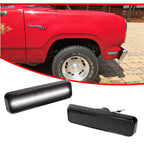 Smoked White LED Front Side Marker Lights for Dodge Ram Truck (1972–1993)