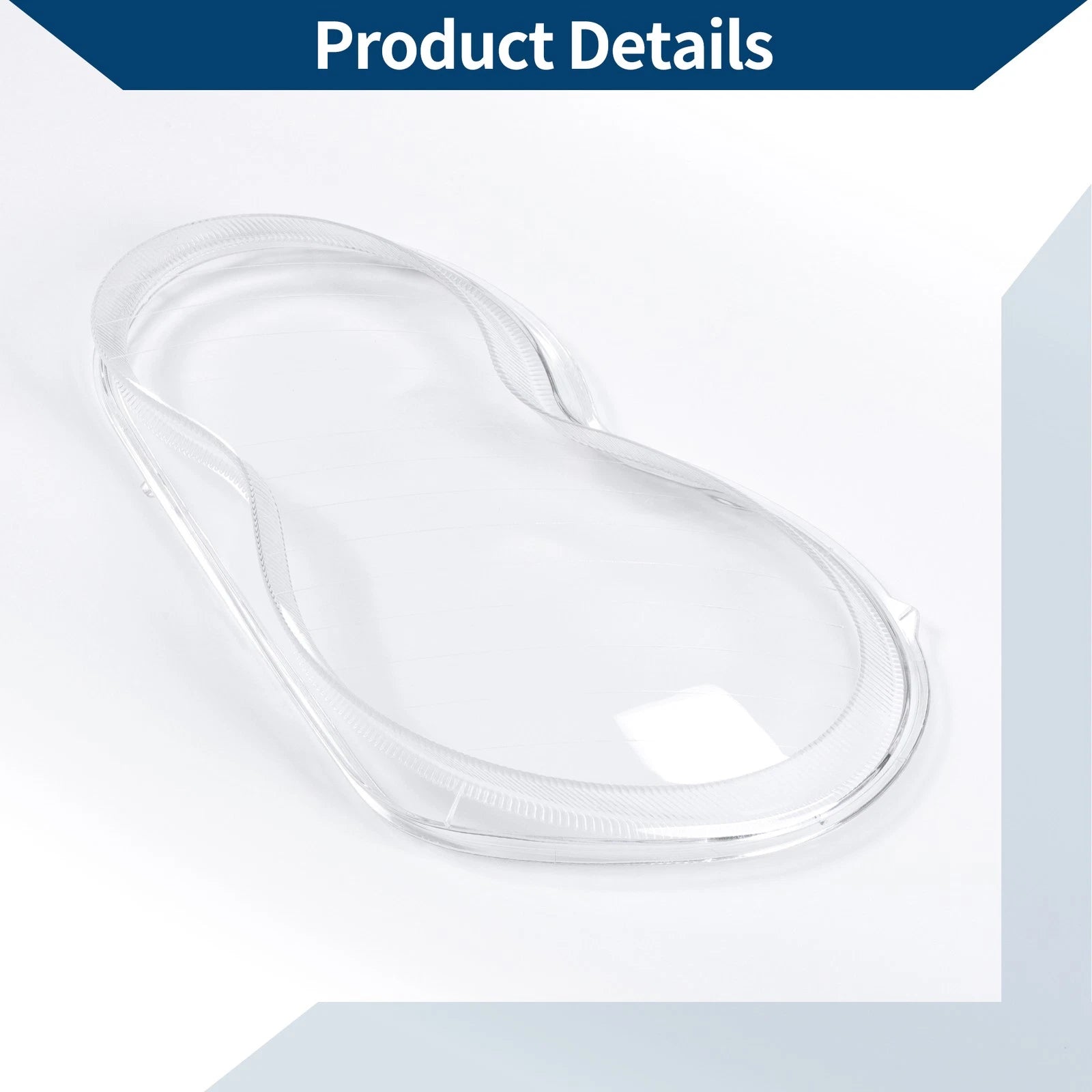 1 Pc Front Left Headlight Lens Cover for Mercedes-Benz (2003–2009) No. 2038203161 Clear