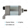 Starter 9-Spline for Yamaha XVS1300 XVS950 V-Star Stryker (2010–2017)