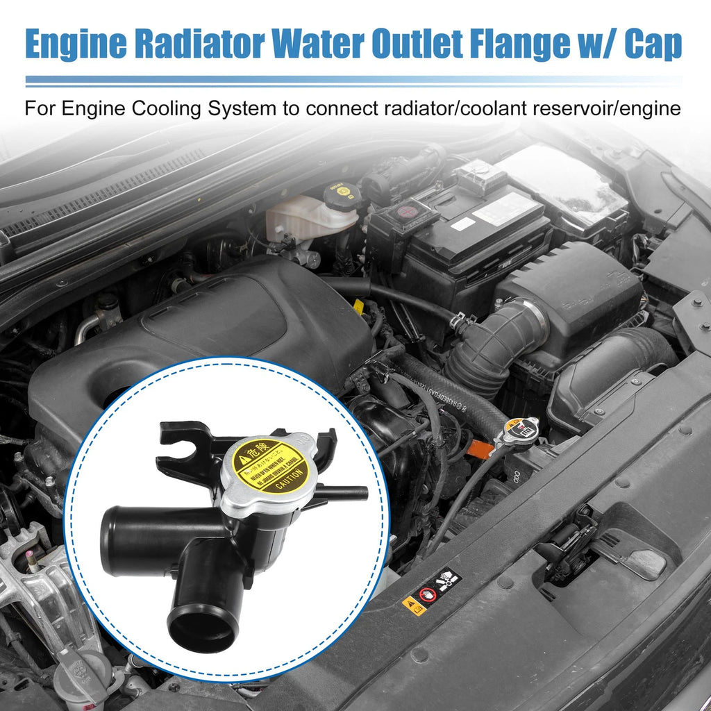 Engine Radiator Coolant Filler Neck for Hyundai Elantra (2017–2020)