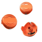 Set of 3 Yard Spool Covers for Lawn Mower (87.5mm x 43mm)