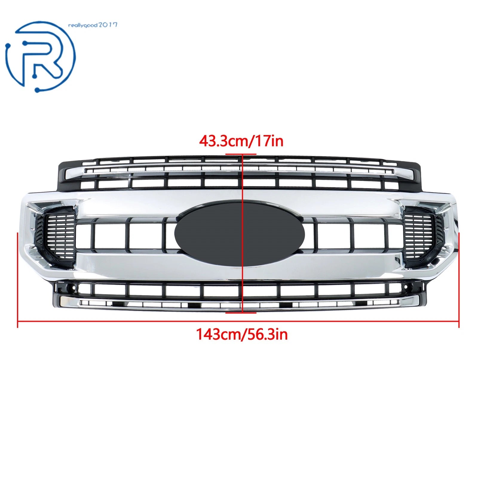 Chrome Grille for Ford F250 XL/XLT (2020-2022)