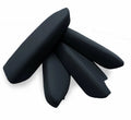 Set of 2 Front and Rear Door Armrest Covers for Acura TL (2004–2008) Black PVC Leather