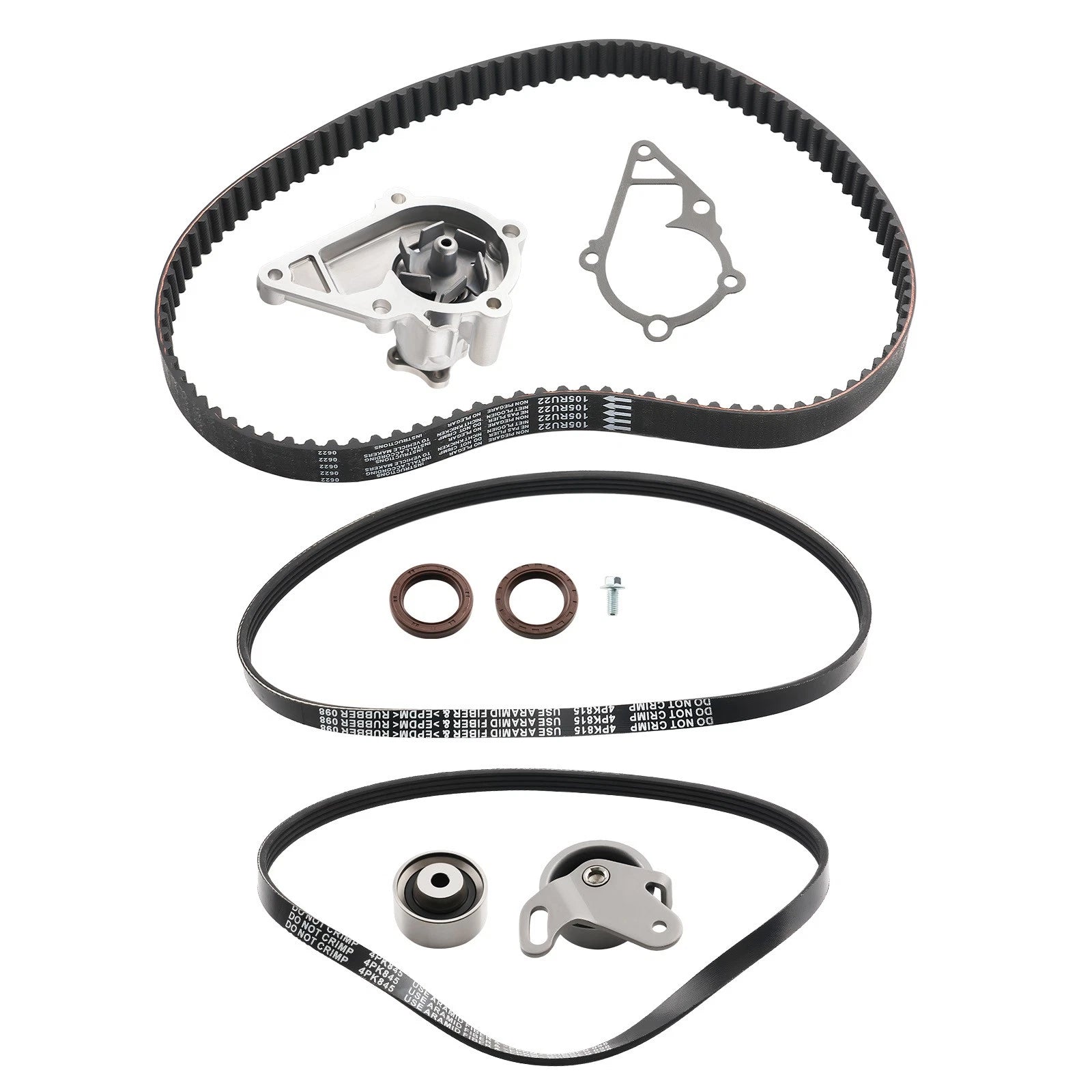 Timing Belt Water Pump Kit for Hyundai Accent/Kia Rio 1.6L (2001–2011) TB282K1