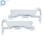 Chrome Pair Rear Back Bumper End Caps for Ford F250 F350 F450 (2023–2025)