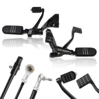 Black Forward Control Lever & Footpeg Bracket for Harley Sportster (2014-2022)
