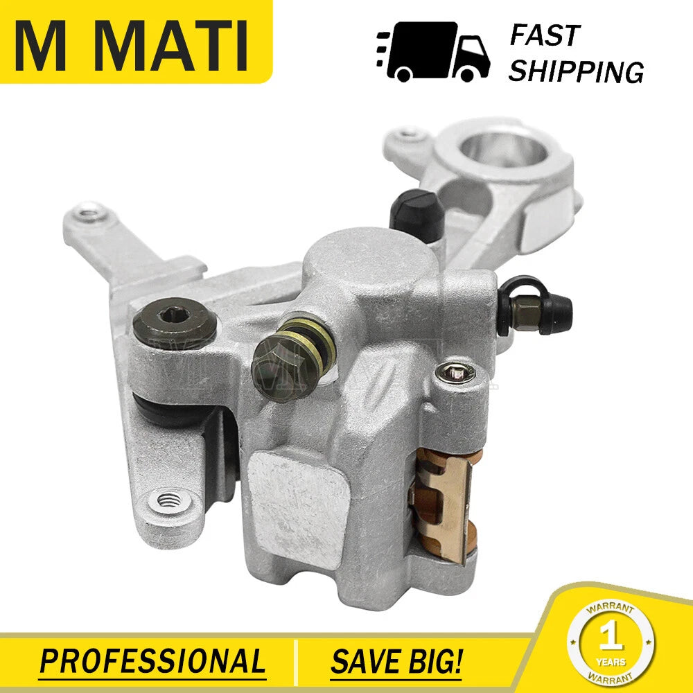 Rear Brake Caliper with Pads for Kawasaki KX250 KX250F KX250X (2006–2023)