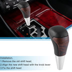 Gear Shift Knob for Toyota Land Cruiser (2016–2021) Black Gold Tone