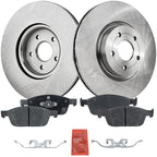 Front Brake Disc Rotors and Pads Kit for Ford Transit Connect (2018)