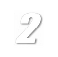 3 Pack Number Plate Decal for One Industries (2) Supercross Racing