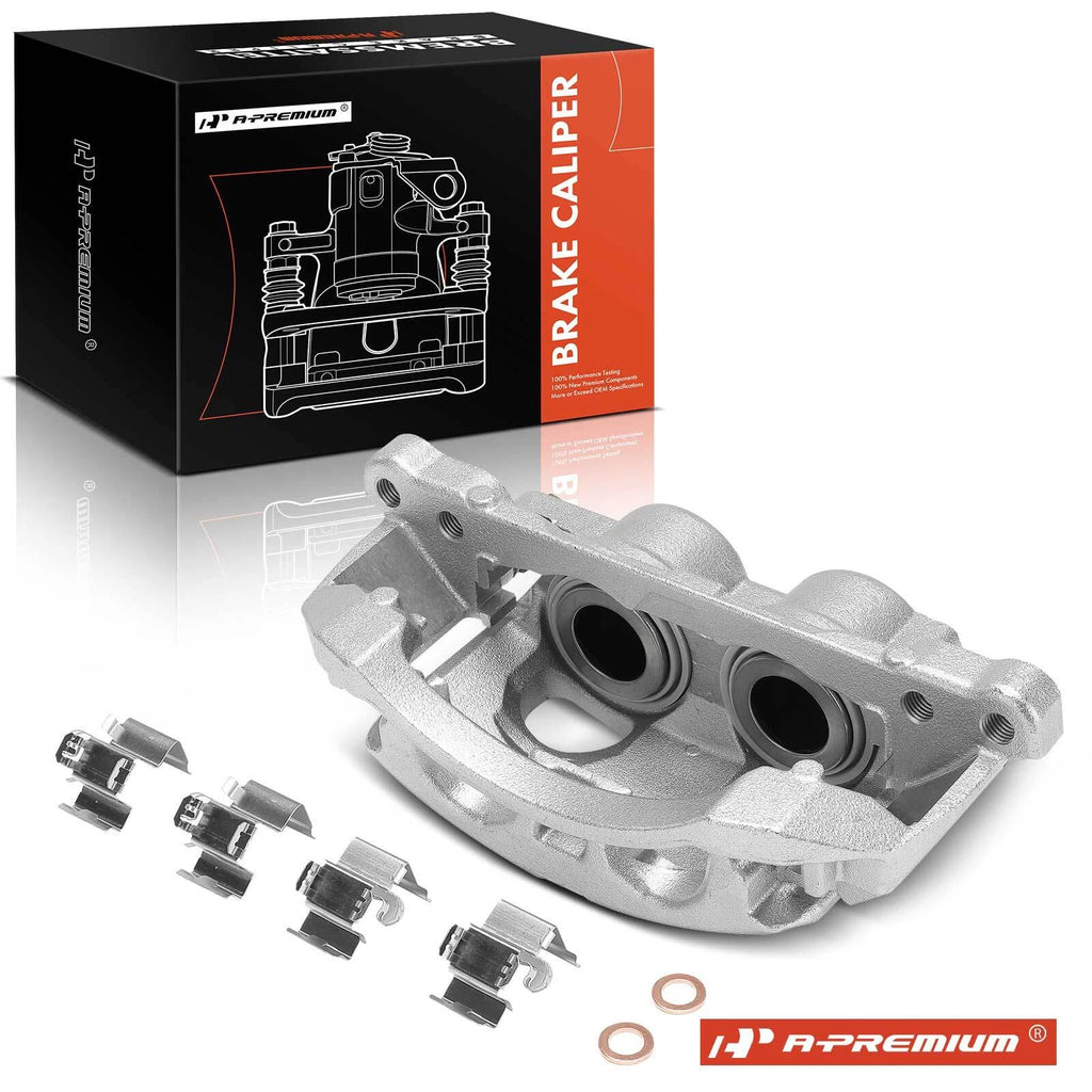 Front Left Brake Caliper with Bracket for Chevy Silverado 2500 HD (2001–2019)