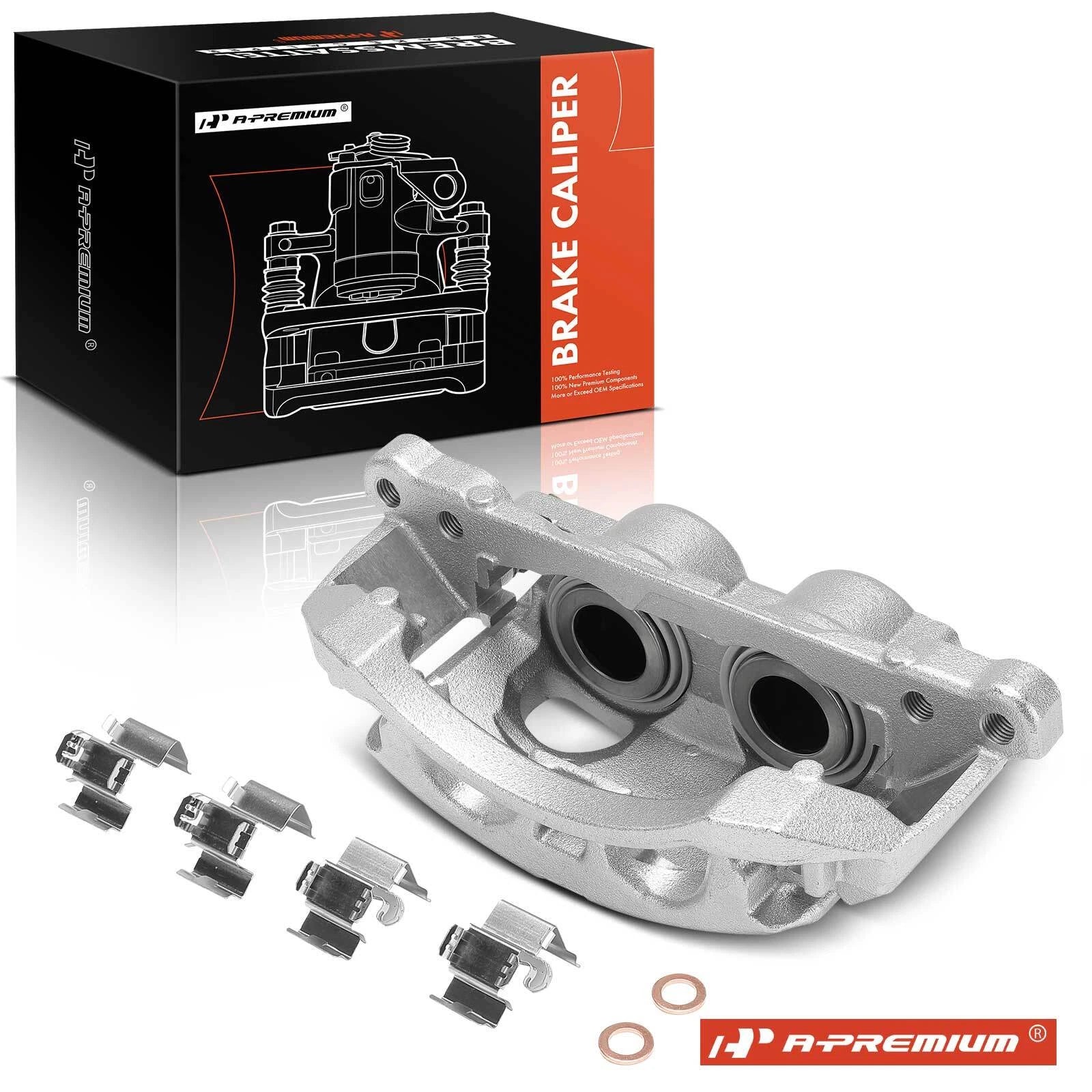 Front Left Brake Caliper with Bracket for Chevy Silverado 2500 HD (2001–2019)