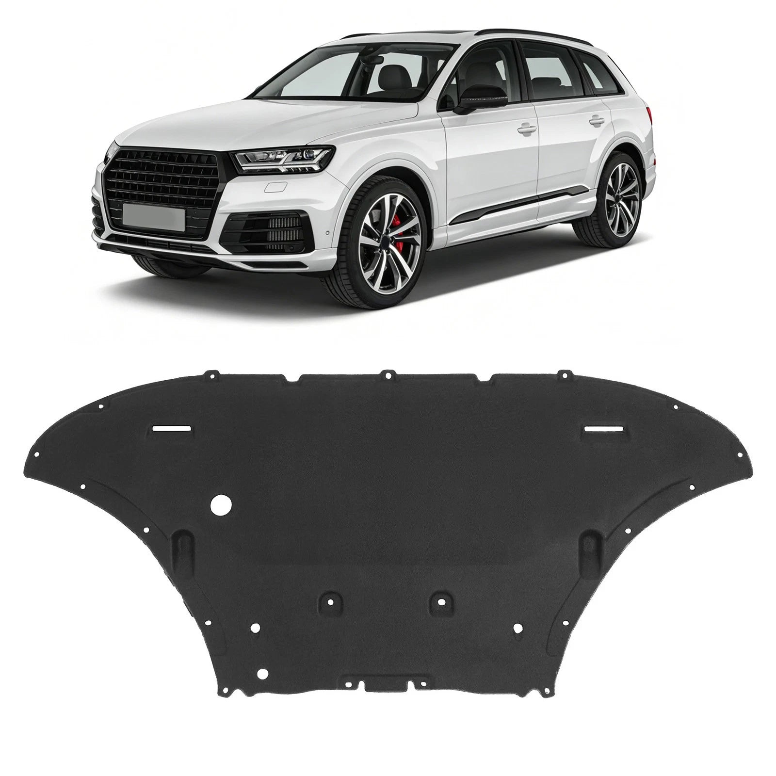 Engine Under Cover Splash Shield Guard for Audi Q7 4M S-Line (2015–2019)