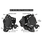 Clutch Cover Ignition Guard Protector for KTM 250 300 XCW EXC (2024–2026)