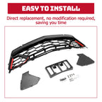 Lower Grille for Chevrolet Camaro SS (2016-2018) Black Red
