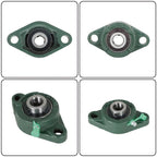 Set of 10 Pillow Block Flange Bearings for Various Models (5/8" Bore)