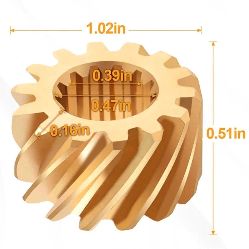Brass Rotary Valve Gear Sprocket for SeaDoo XP 580 587 650 657 717 (1990–2000)