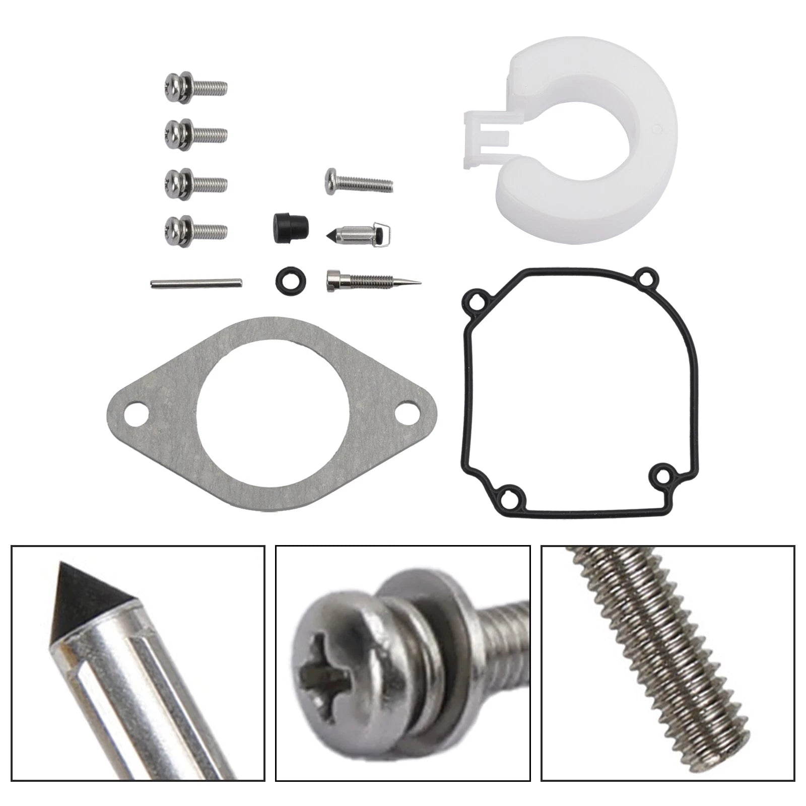 Carburetor Rebuild Kit for Tohatsu Mercury-Mercruiser 25HP 30HP (2-Stroke)