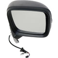 Set of 2 Mirrors for Jeep Renegade (2015–2018) with Signal Light Black