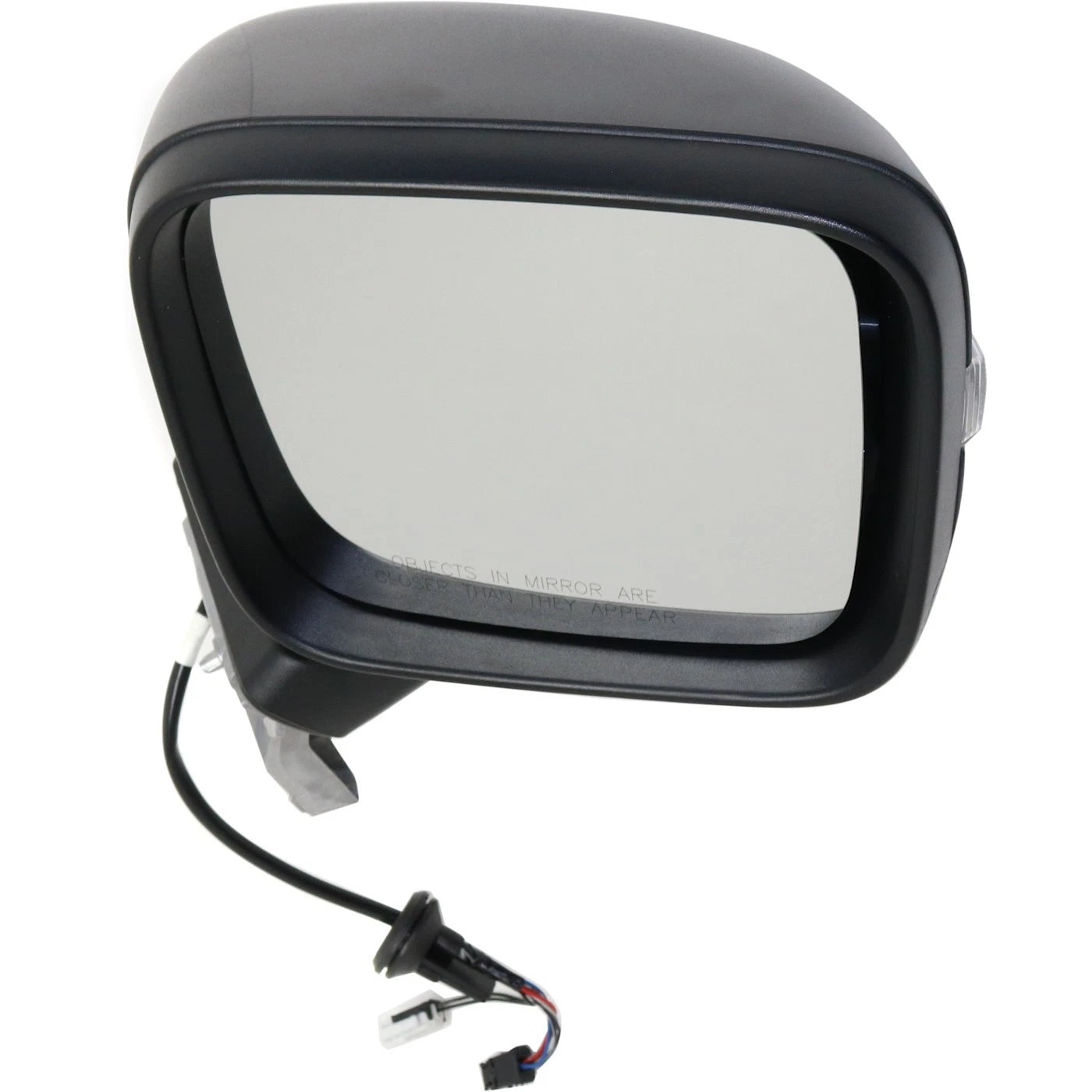 Set of 2 Mirrors for Jeep Renegade (2015–2018) with Signal Light Black