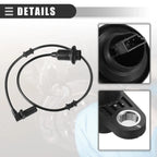 Rear Left ABS Wheel Speed Sensor for Mercedes-Benz CL500 (2000-2006)