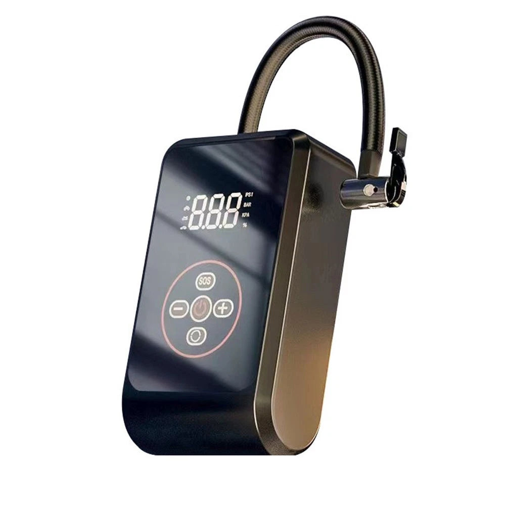 Portable Tire Inflator with Digital Pressure Monitoring for All Vehicles