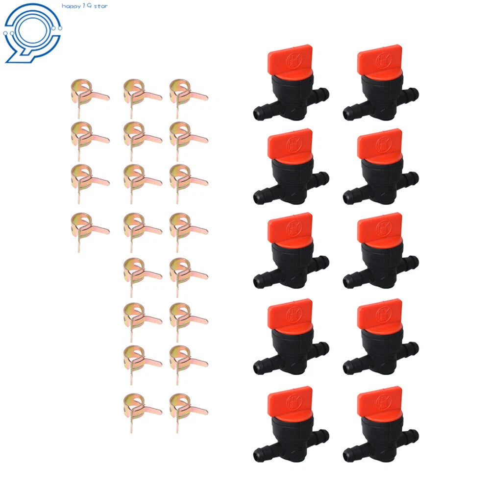 10 x 1/4" Fuel Gas Shut-Off Valves for Motorcycle