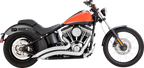 Vance & Hines Big Radius 2-into-2 Chrome Exhaust for Harley Softail (1986–2009)