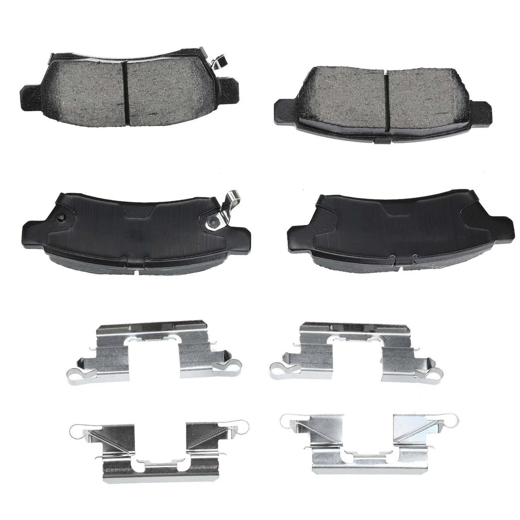 Set of 4 Disc Brake Rotors & Ceramic Pads for Nissan Xterra (2005–2015)